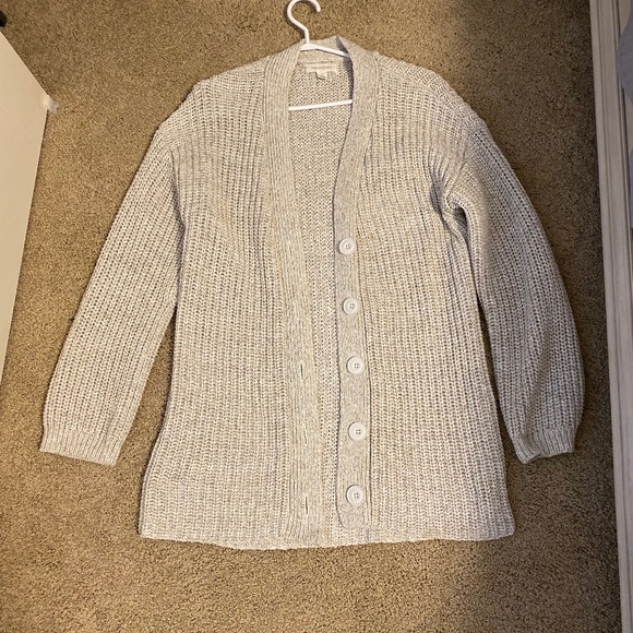 COPY - Treasure & Bond Shaker Stitch Cotton Blend Cardigan - Picture 5 of 8